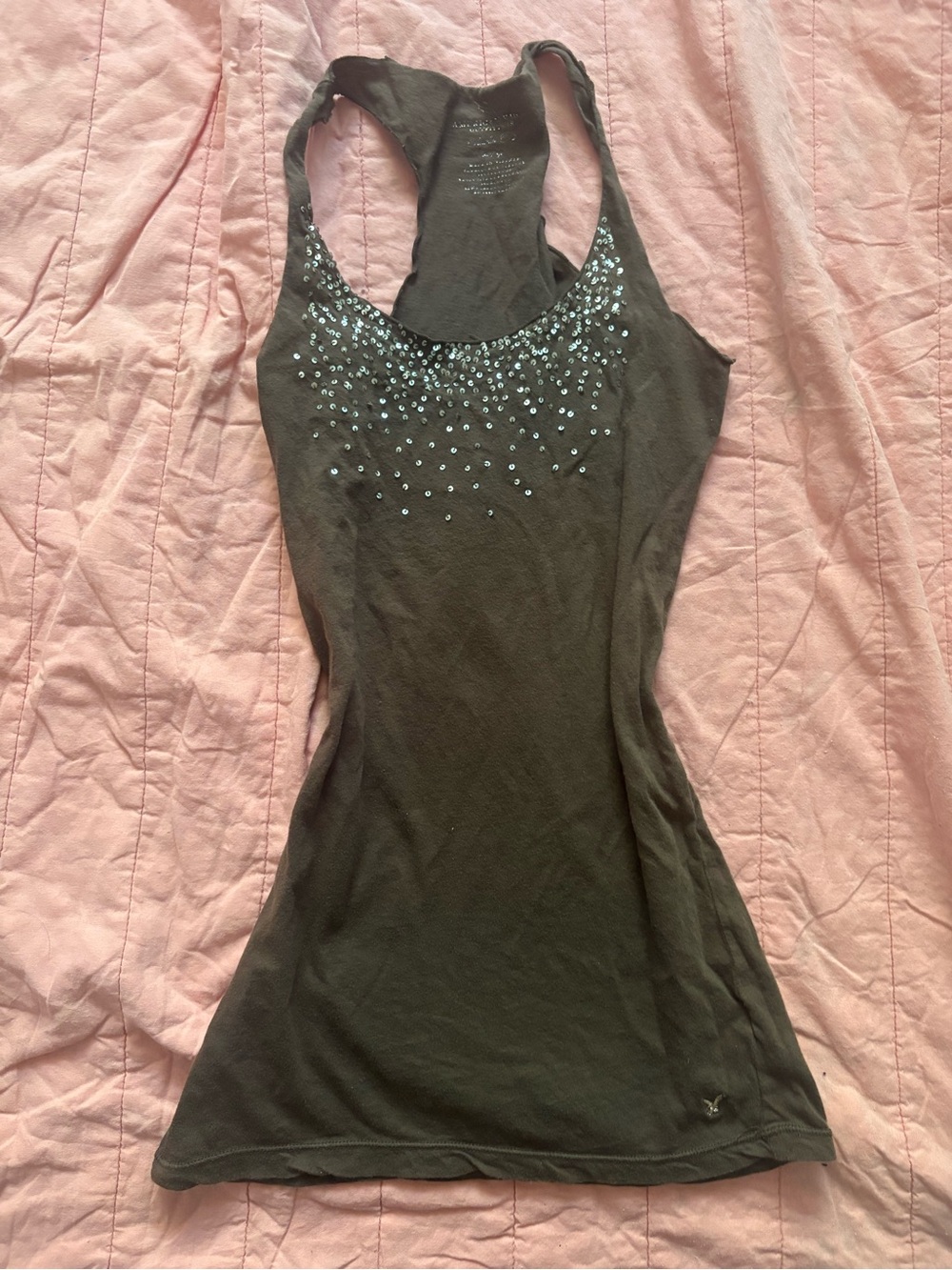 American Eagle Outfitters Sequin Tank Top